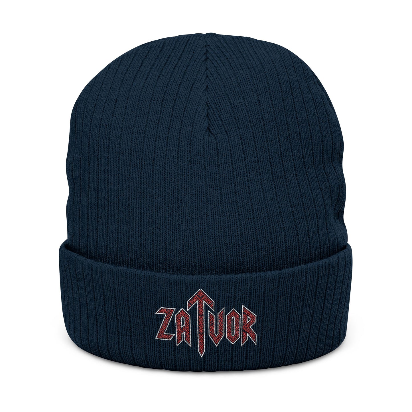 Ribbed Knit Beanie (Embroidery)
