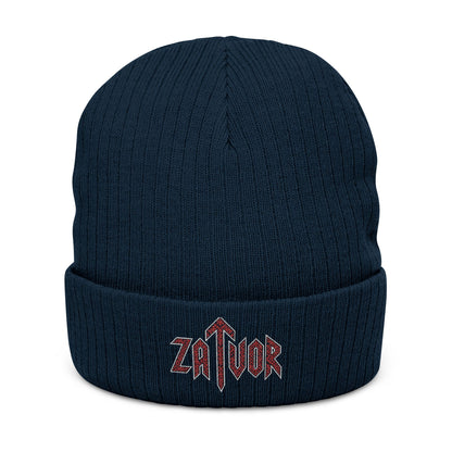 Ribbed Knit Beanie (Embroidery)