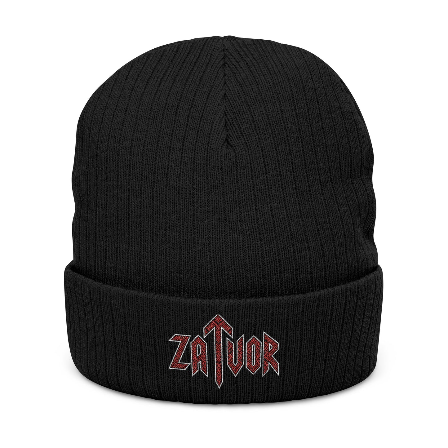 Ribbed Knit Beanie (Embroidery)