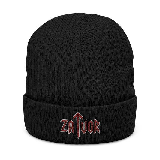 Ribbed Knit Beanie (Embroidery)